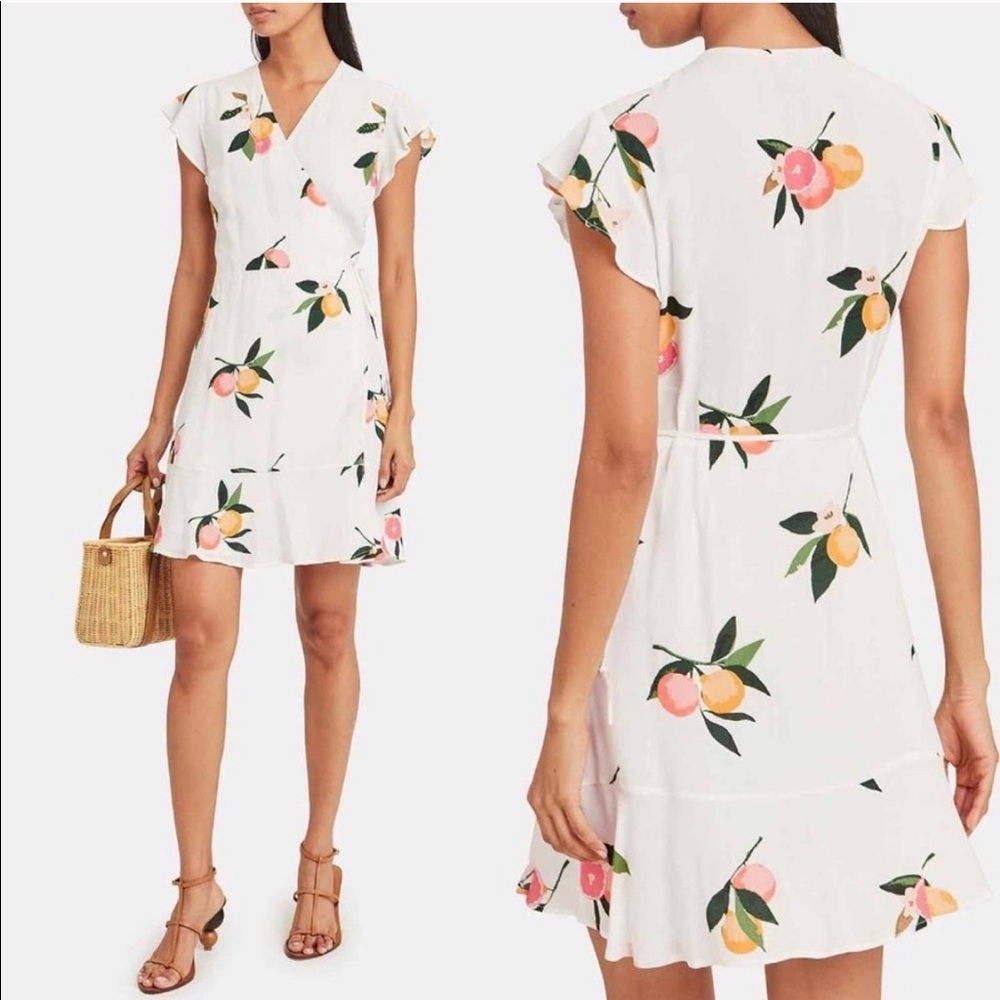NWOT Rails Leanne Grapefruit wrap dress